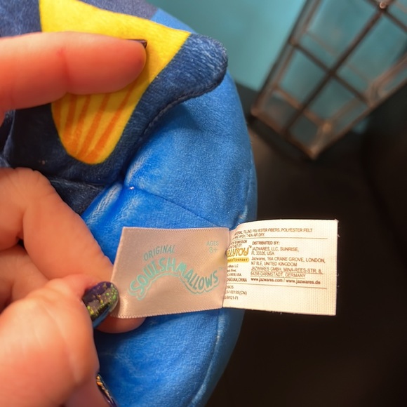 Kellytoy Squishmallow Disney Pixar Finding Dory Blue Fish Plush - Picture 4 of 6